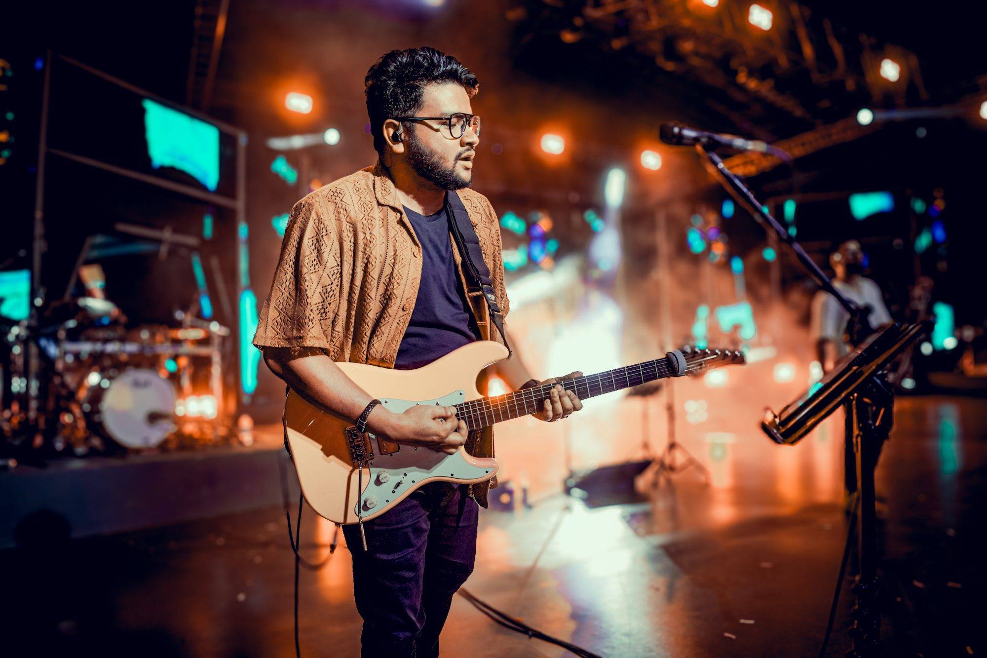 Elvis Mark Gabriel performing on stage