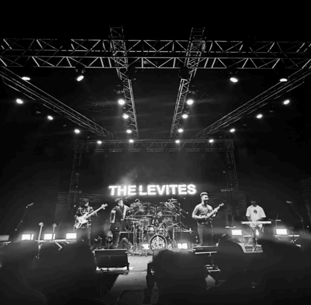 The Levites performing live on stage