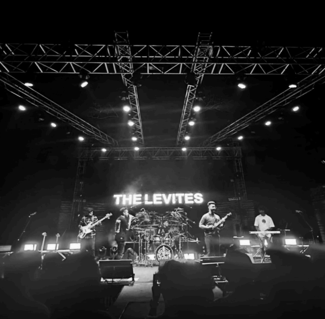 The Levites performing live on stage