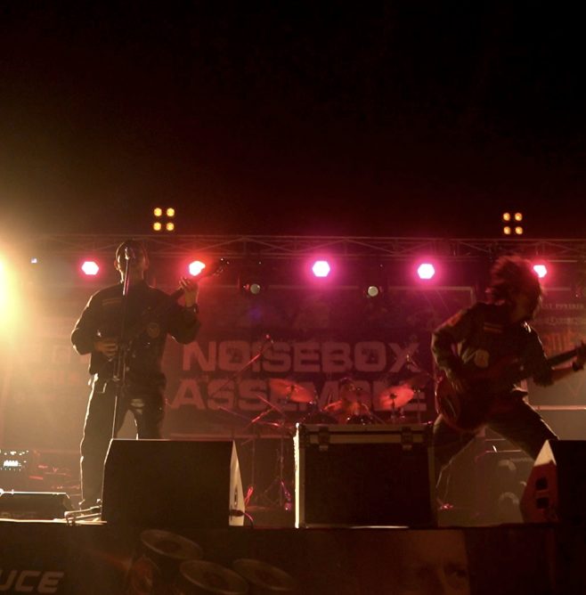 GODNDOG performing on stage