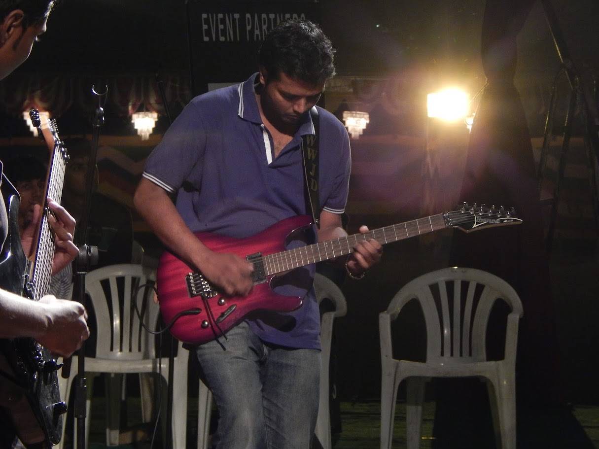 Stephen G Emmanuel performing at an outdoor event